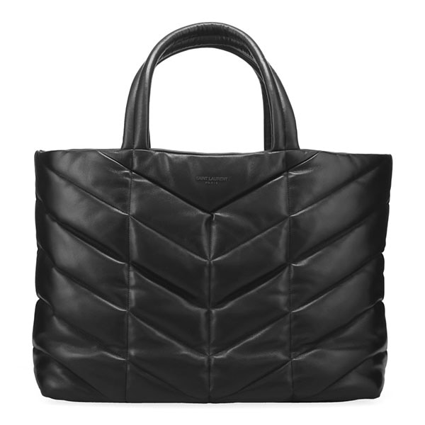 サンローラン メンズ バッグ SAINT LAURENT  スムースレザー パファートート 752888 1EL0Z 1000 ブラック