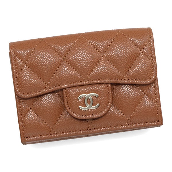 【プレミアム価格】 シャネル 財布 レディース CHANEL クラシック スモールフラップウォレット AP0230 B10583 U8390 キャメル シャンパンゴールド金具