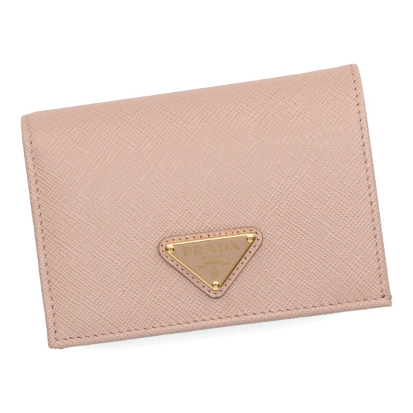 プラダ 財布 レディース PRADA サフィアーノトライアングル財布 1MV021 QHH F0236 CIPRIA ピンクベージュ
