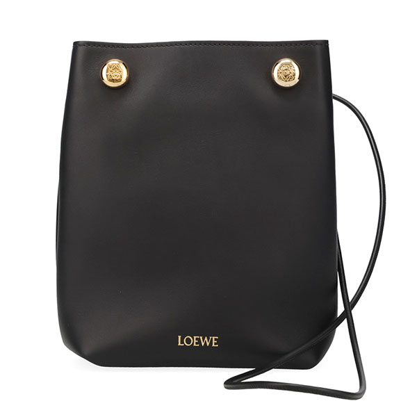 ロエベ バッグ レディース LOEWE ペブルポーチ CANBSPPX01 1100 ブラック