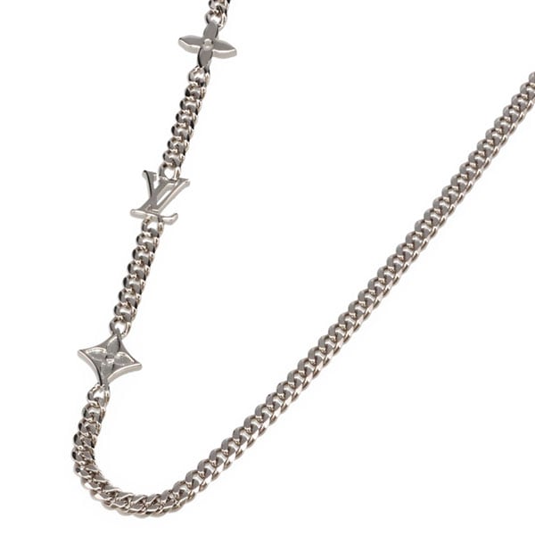 【プレミアム価格】 ルイヴィトン ネックレス メンズ LOUIS VUITTON モノグラムロウ M01490