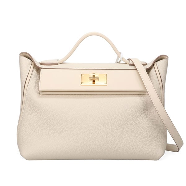 【プレミアム価格】 エルメス ヴァンキャトル 24/24 29cm HERMES トゴ ヴォースイフト クレ ゴールド金具 075240