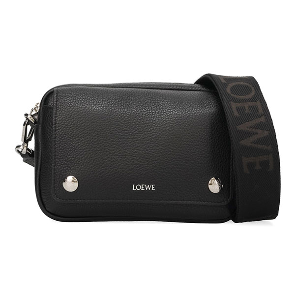 ロエベ バッグ メンズ LOEWE ペブル メッセンジャーバッグ スモール BANBPCBX04 1100 ブラック