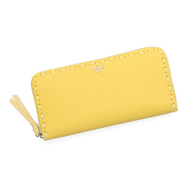 フェンディ 財布 レディース FENDI ピーカブー セレリア ジップアラウンド財布 ラージ 8M0517 B121 F1X97 イエロー