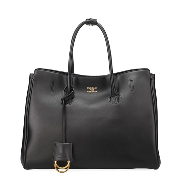 バレンシアガ バッグ レディース BALENCIAGA ハンプトン スモール キャリーオールバッグ 813357 2ABAV 1000 ブラック