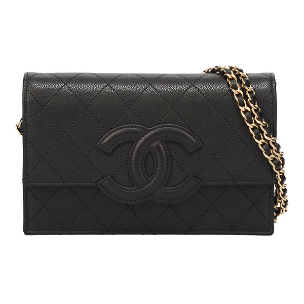 【プレミアム価格】 シャネル バッグ レディース CHANEL チェーンウォレット AP5455 B25537 94305 ブラック