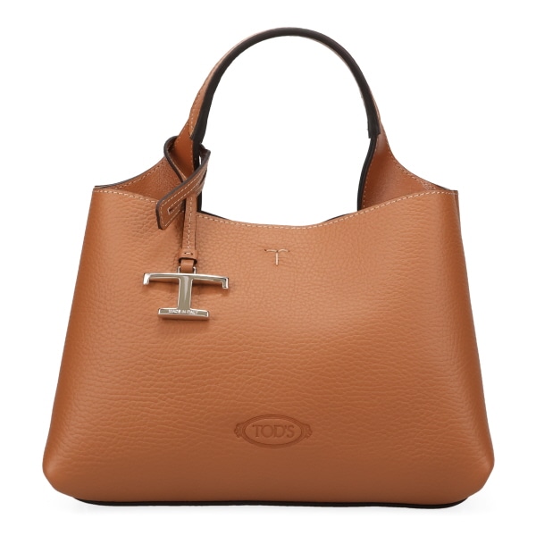 トッズ バッグ レディース TOD'S Tタイムレス レザーバッグ マイクロ XBWAPAEL000 QRI S410 ブラウン
