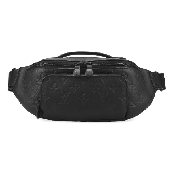 【プレミアム価格】 ルイヴィトン バッグ メンズ LOUIS VUITTON モノグラムシャドウ ラッシュバムバッグ ブラック M47058