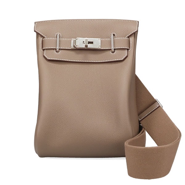 【プレミアム価格】 エルメス アッカド PM HERMES トゴ エトゥープ シルバー金具 083589