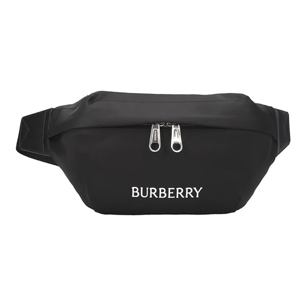 バーバリー バッグ メンズ BURBERRY ロゴ ベルトバッグ 8126755 ブラック