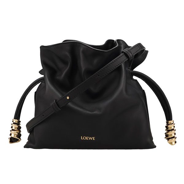 ロエベ バッグ レディース LOEWE コイルフラメンコクラッチ ミニ A411FC2XAS 1100 ブラック