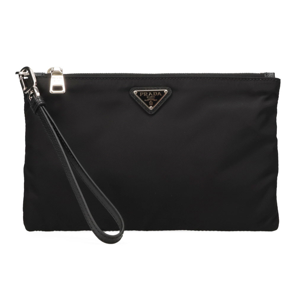 プラダ バッグ メンズ PRADA リナイロン サフィアーノレザーポーチ 2NH004 2DMH F0002 NERO ブラック