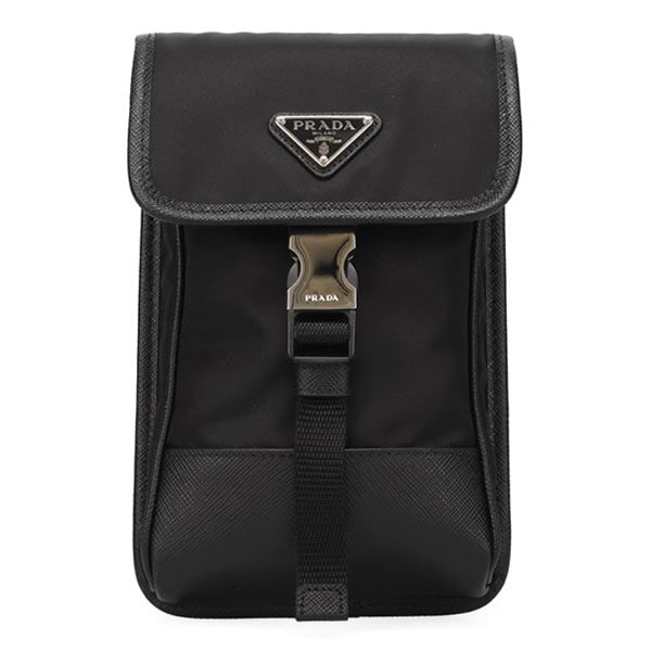 プラダ バッグ メンズ PRADA リナイロン スマートフォンケース 2ZH109 2DMH F0002 NERO ブラック