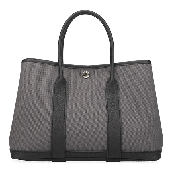 【プレミアム価格】 エルメス ガーデンパーティ TPM 30cm HERMES トワルミリタリー ネゴンダ アルドワーズ+ブラック 069573