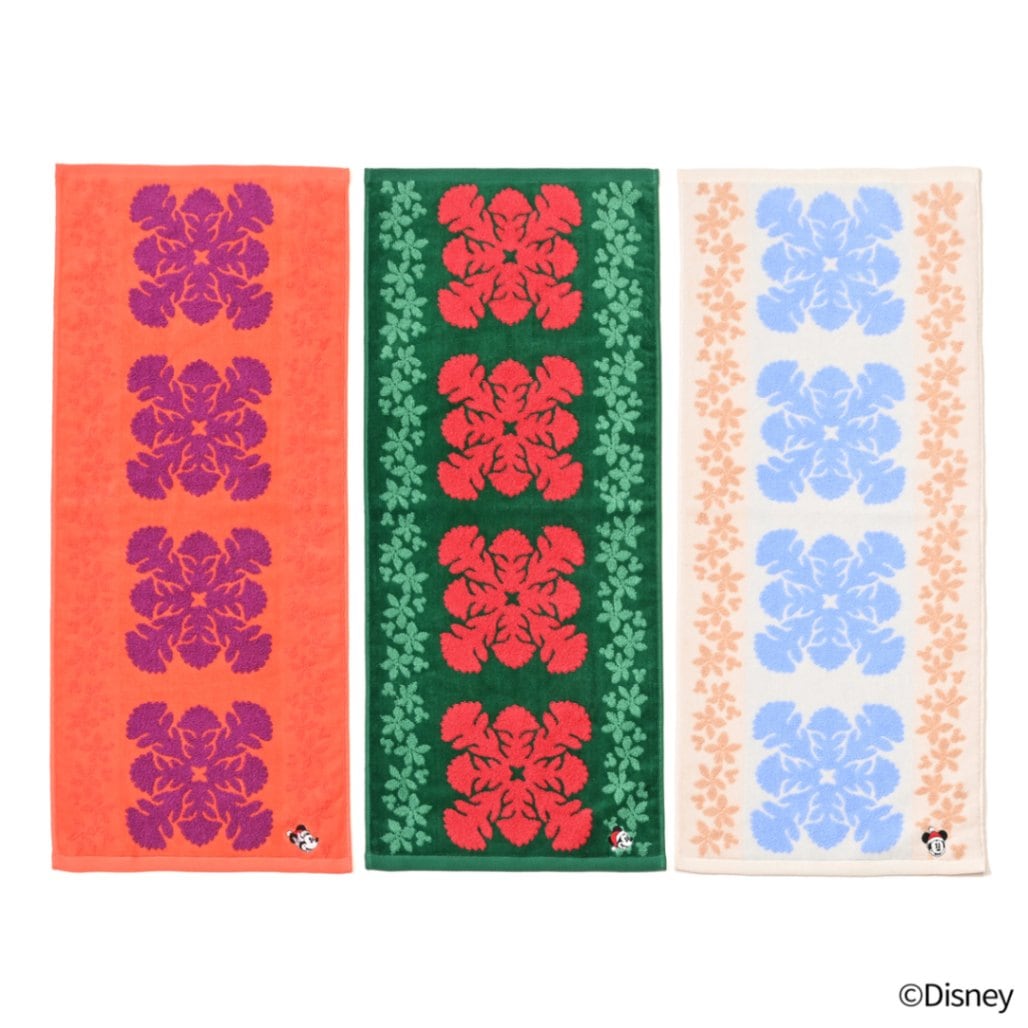 キャシーマム×ディズニークリスマス フェイスタオル3枚セット