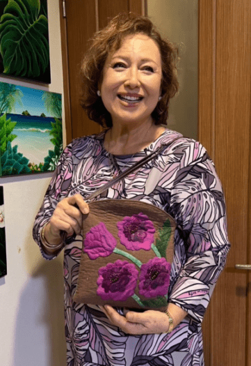 ステンドグラスキルト