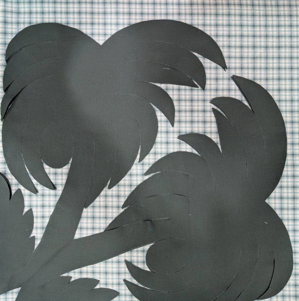 は和いあんきると（ヤシの木）　タペストリー