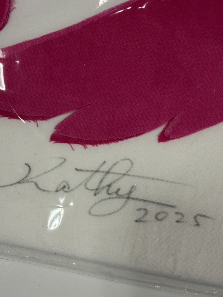 ムラ染めのタペストリー～163.ハイビスカス～配送希望日はご指定