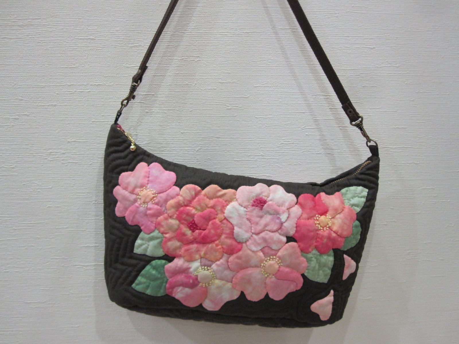 秋色バラのショルダーバッグ | キルトキット・バッグ | | キャシーマム