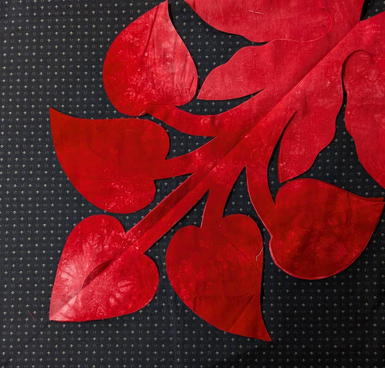 は和いあんきると（アンセリウム）　タペストリー