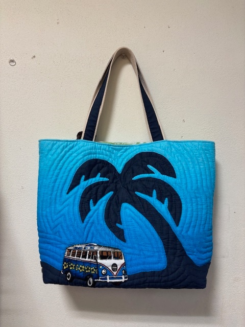 ハワイアンバス　ハワイアンキルトトートバッグ