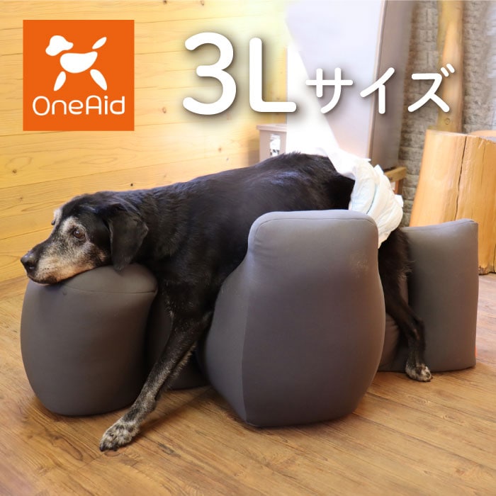 リラクッション 3L | シニア犬のための姿勢ケア 床ずれ・誤嚥防止に