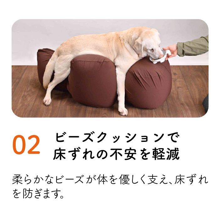 リラクッション S | シニア犬のための姿勢ケア 床ずれ・誤嚥防止に