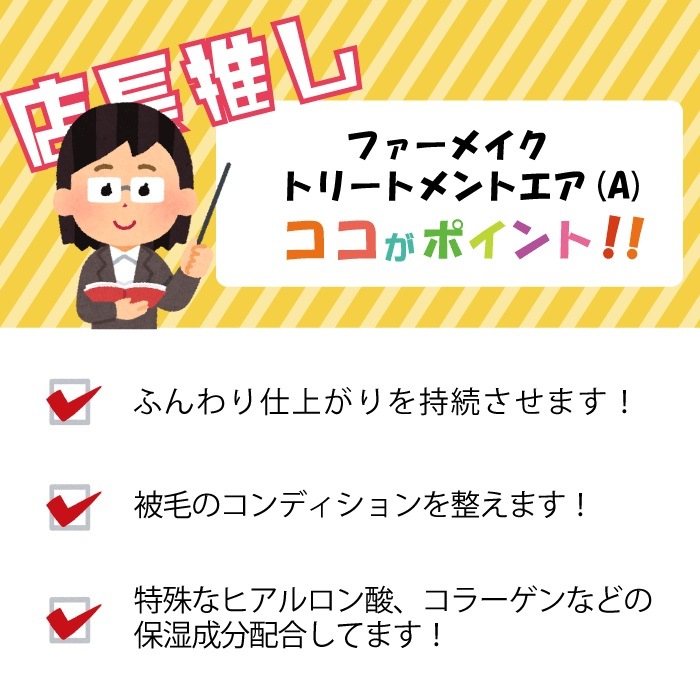 ファーメイクEX シャンプーA・トリートメントAセット | ゾイック