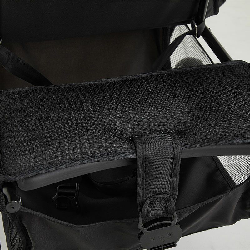 二人乗りベビーカー 二人でゴー(ブラック)  【専用リアシート付き】軽量10.1kg  後席＋キッズボードで座っても立っても乗れる2WAY仕様［レンタル］