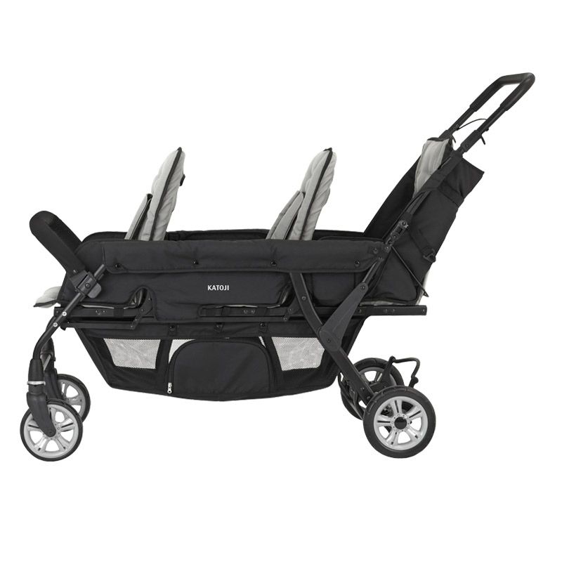 KATOJI 3人乗りベビーカー 専用レインカバー付き【6ヶ月～生後36ヶ月頃(体重約15kg)|、身長114cmまで】［レンタル］