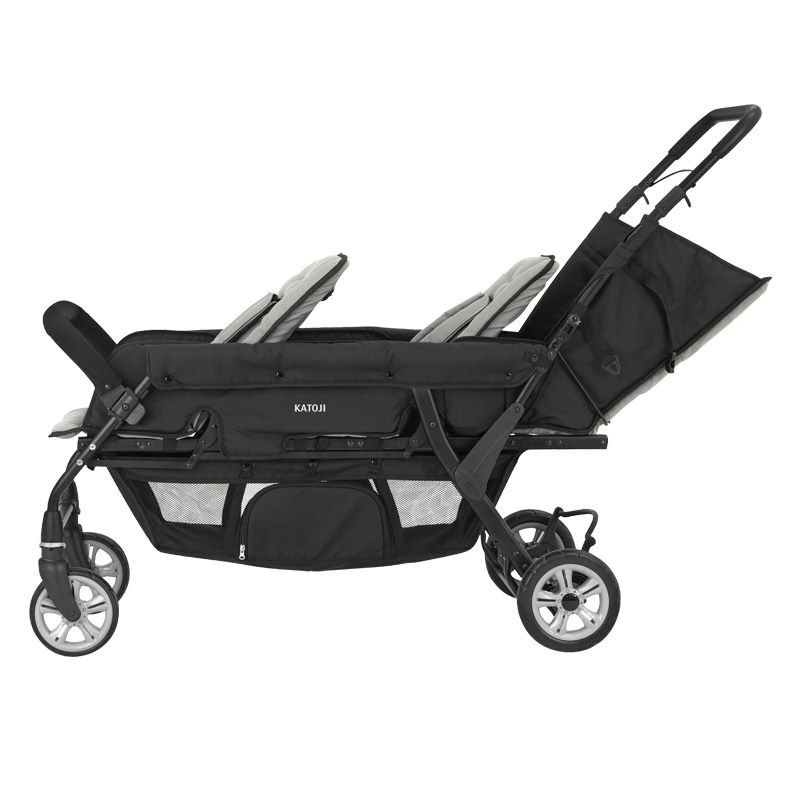 KATOJI 3人乗りベビーカー 専用レインカバー付き【6ヶ月～生後36ヶ月頃(体重約15kg)|、身長114cmまで】［レンタル］