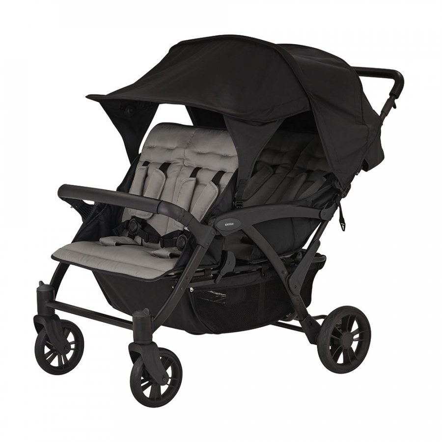 KATOJI 4人乗りベビーカー 専用レインカバー付き【6ヶ月～生後36ヶ月頃(体重約15kg)|、身長114cmまで】［レンタル］