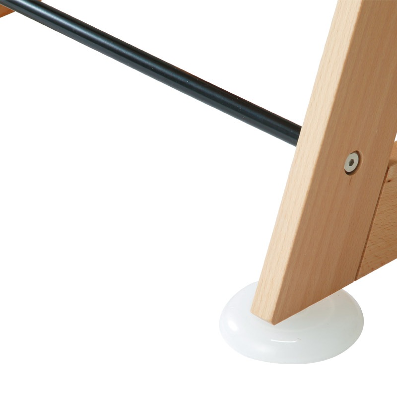 プレミアムベビーチェアmamy［ナチュラルカラー］(テーブル付き・テーブルトレイ付き)成長に合わせて座席・足のせの高さを工具を使わず調節できるベビーチェア【使用期間：7ヶ月頃～体重60kg】【完組みでお届け】［レンタル］