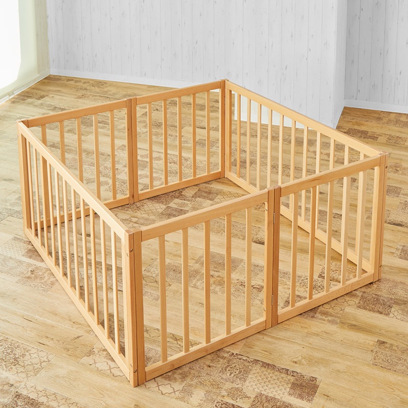木製 折りたたみベビーサークル［レンタル］