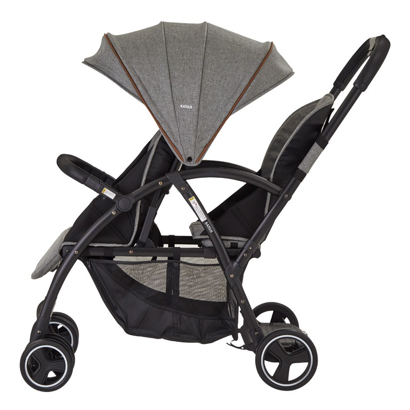 二人乗りベビーカー 2-Seater next 【専用リアシート付き】 軽量8.3kg 後席＋キッズボードで座っても立っても乗れる2WAY仕様［レンタル］