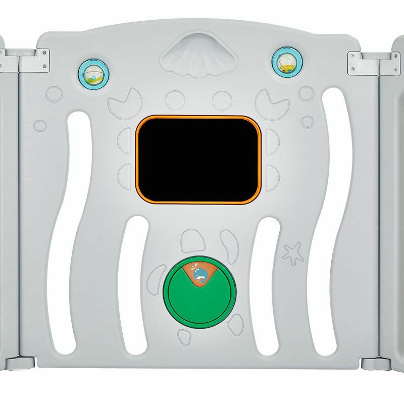 ベビーサークル コロコロランド(キャプテンゾウさん) [扉付き] 折りたたみできるベビーサークル 組み立て方で四角形・L字型・丸型 色々な形で使える［レンタル］