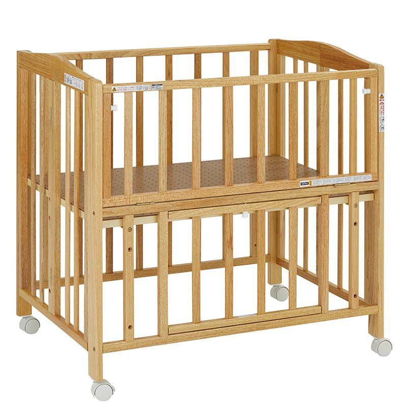 ［2台セット］折りたたみ ミニベビーベッド 里帰り出産にも便利な折りたたみ式で組立も簡単【内寸：60×90cm】【使用期間：生後24ヶ月以内】［レンタル］