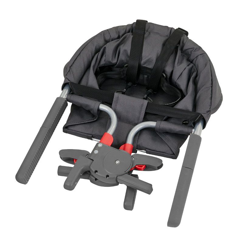 [2台セット]テーブルチェア イージーフィット(収納袋付き) 立ち上がりを防ぐ5点式シートベルト シートは洗濯OK［レンタル］