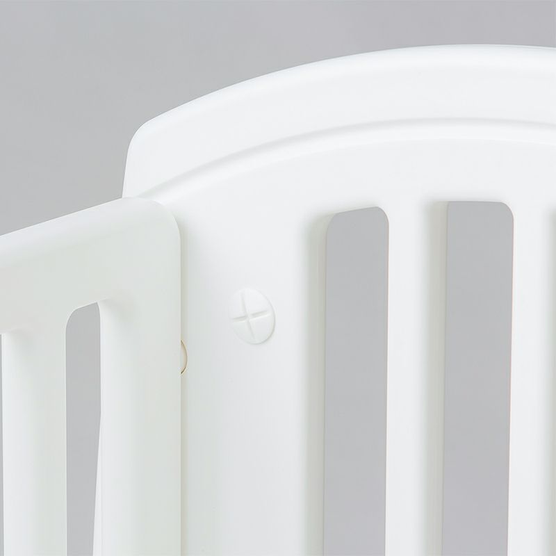 ベビーベッドsakutto【専用マット付】組立かんたんでお手入れも楽々なプラスチック製ベビーベッド［レンタル］