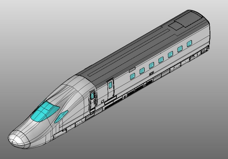 E811-3つばさ ボディ【498】 | 【予約】（N）E8系_山形新幹線「つばさ