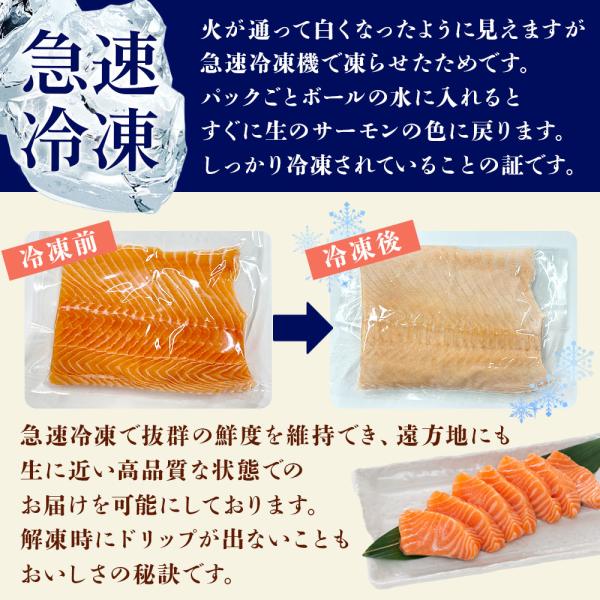 空飛ぶサーモン 800g 200g×4 青空市場 サーモン MOWI ノルウェー産