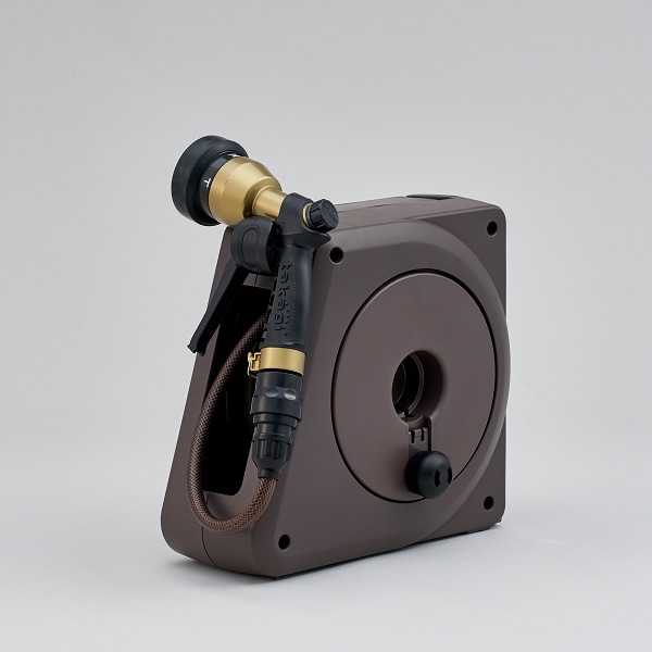 コンパクトガーデンリールⅡ10m ブラウン ブラウンホース｜ロイヤル