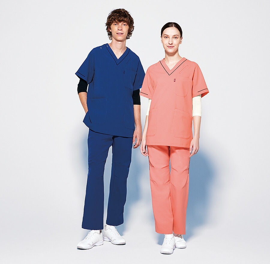 ミズノ スクラブ MZ-0092 男女兼用ス 医療用 白衣 看護師 ナース 介護