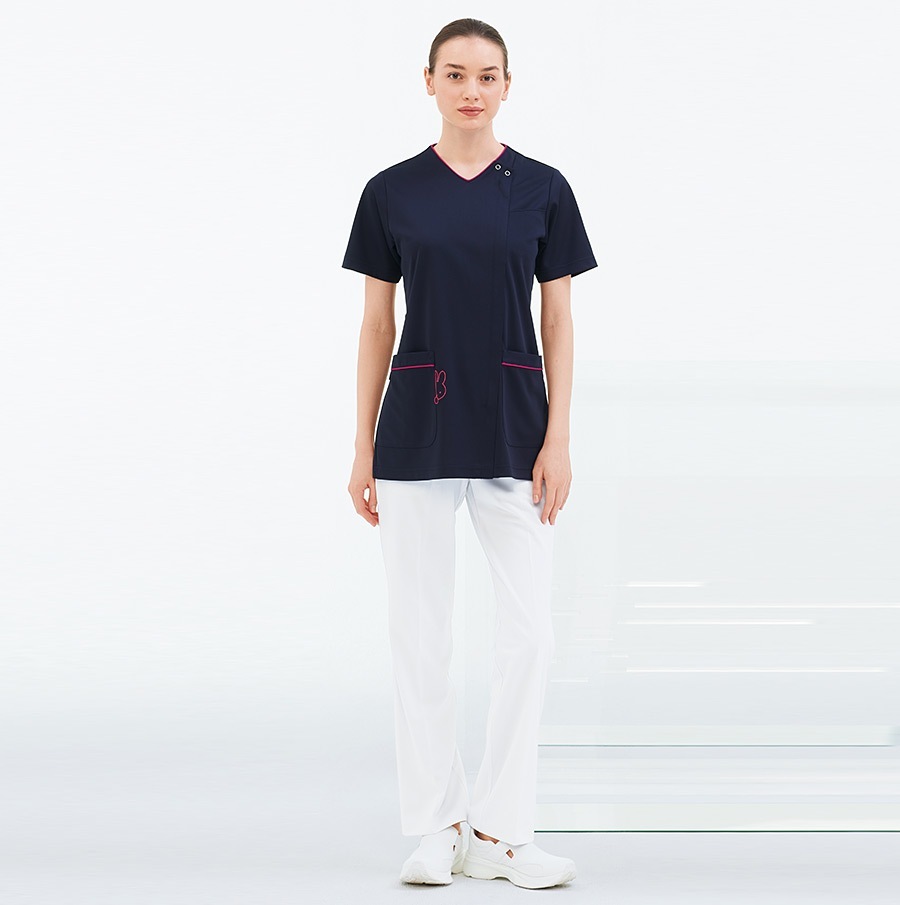 2枚セット】ミッフィー スクラブ レディース 半袖 ナガイレーベン MFF