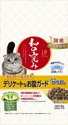 ＪＰスタイル和の究み猫用セレクトＨＣお腹ガード 1．4ｋｇ ペットライン キャットフード