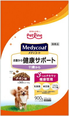 新メディコートお腹から健康サポート11歳 900ｇ ペットライン ドッグフード