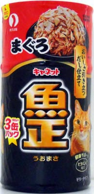 新キャネット魚正まぐろ3Ｐ 160ｇ×3 ペットライン キャットフード