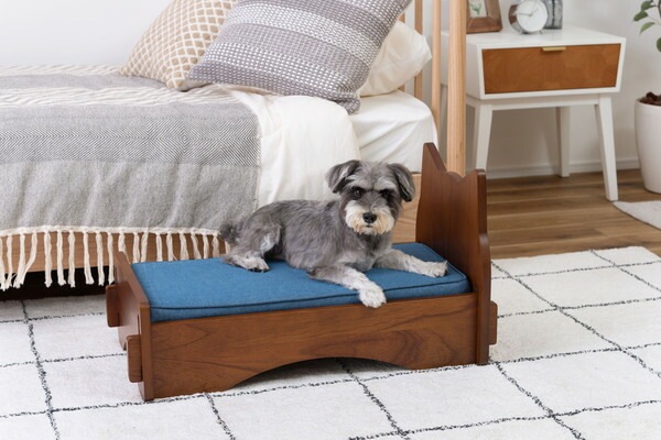 AZUMAYA ペットベッド PET-69BR 組立式 W40×D75×H40×SH18  送料無料