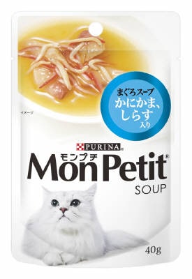 モンプチパウチ　スープメニュー　しらす入り キャットフード ネスレ日本 ペット フード 40ｇ