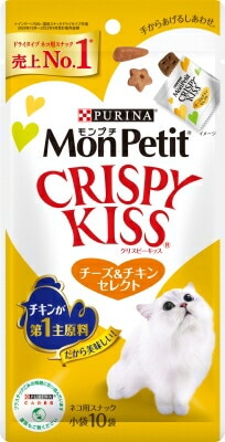 モンプチクリスピーキッスチーズチキンセレクト キャットフード ネスレ日本 ペット フード 30ｇ